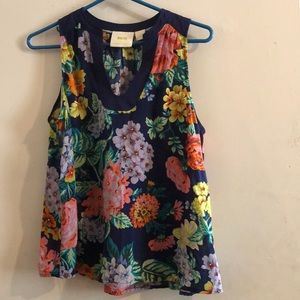Anthropologie NWOT Maeve Floral Shirt